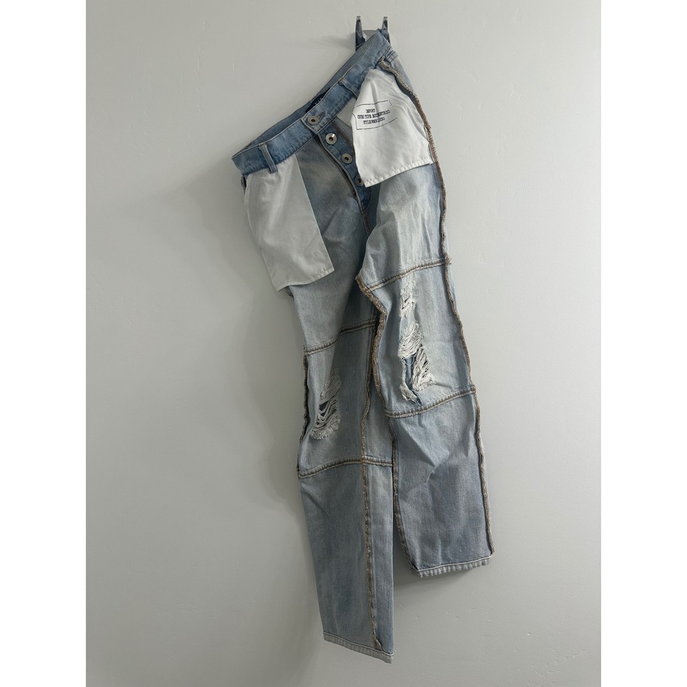 AKIRA Inside Out Distressed Jeans